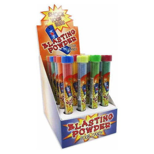 Candy Test Tube Blasting Powder Sour Candy .6oz 24ct