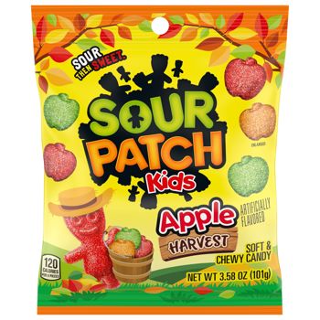 Sour Patch Kids Apple Harvest Mix Bag 3.58oz 12ct