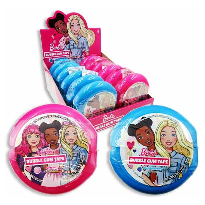 Barbie Bubble Gum Tape 2.05oz 12ct