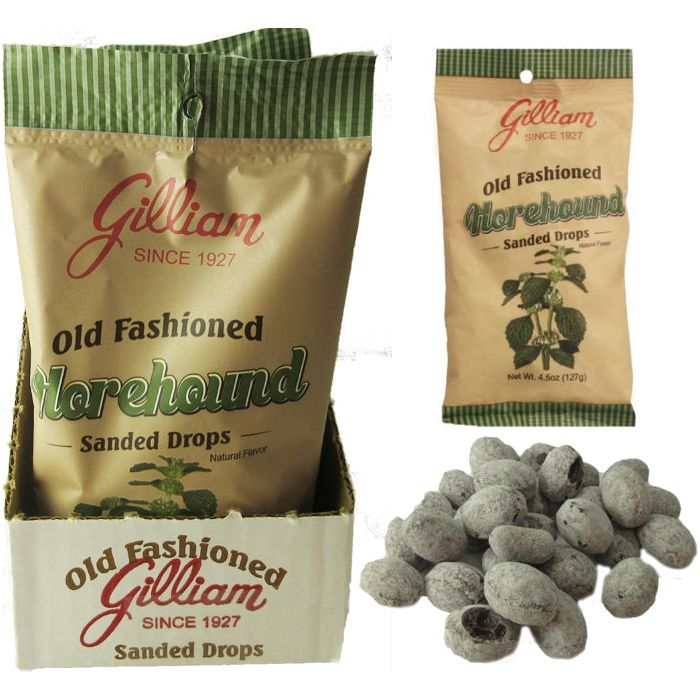 Gilliam Old Fashioned Drops Horehound 4.5oz 12ct