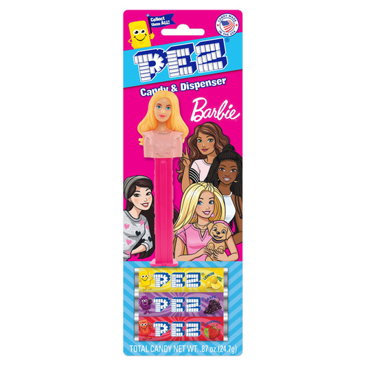 Pez Blister Barbie Assorted .87oz 12ct