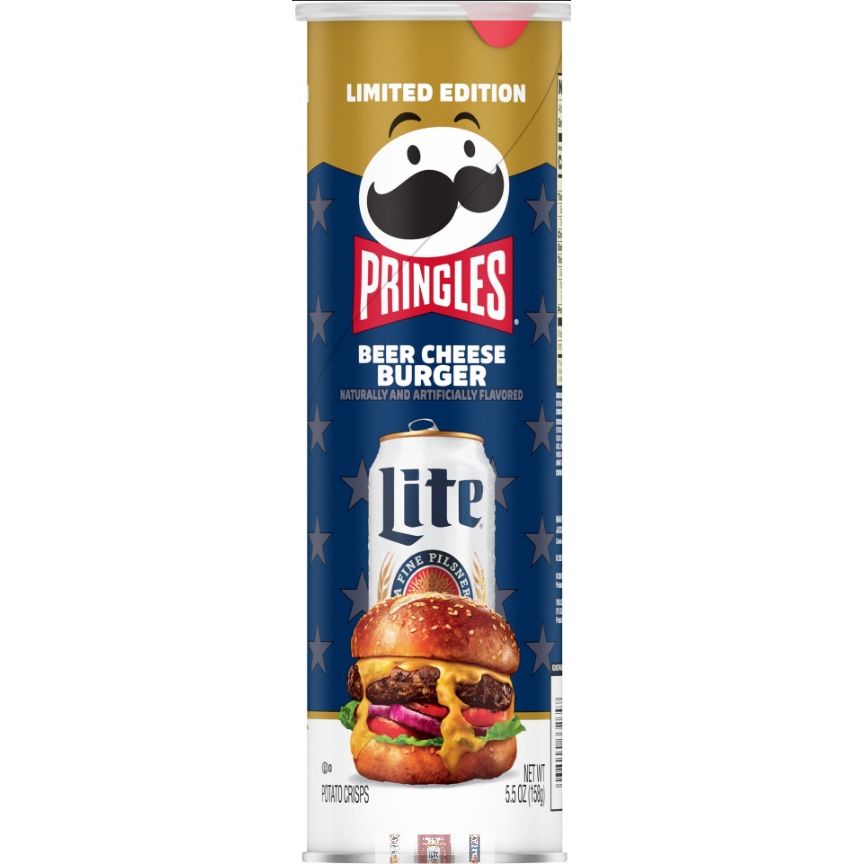 Pringles Miller Beer Cheese Burger 5.5oz 14ct