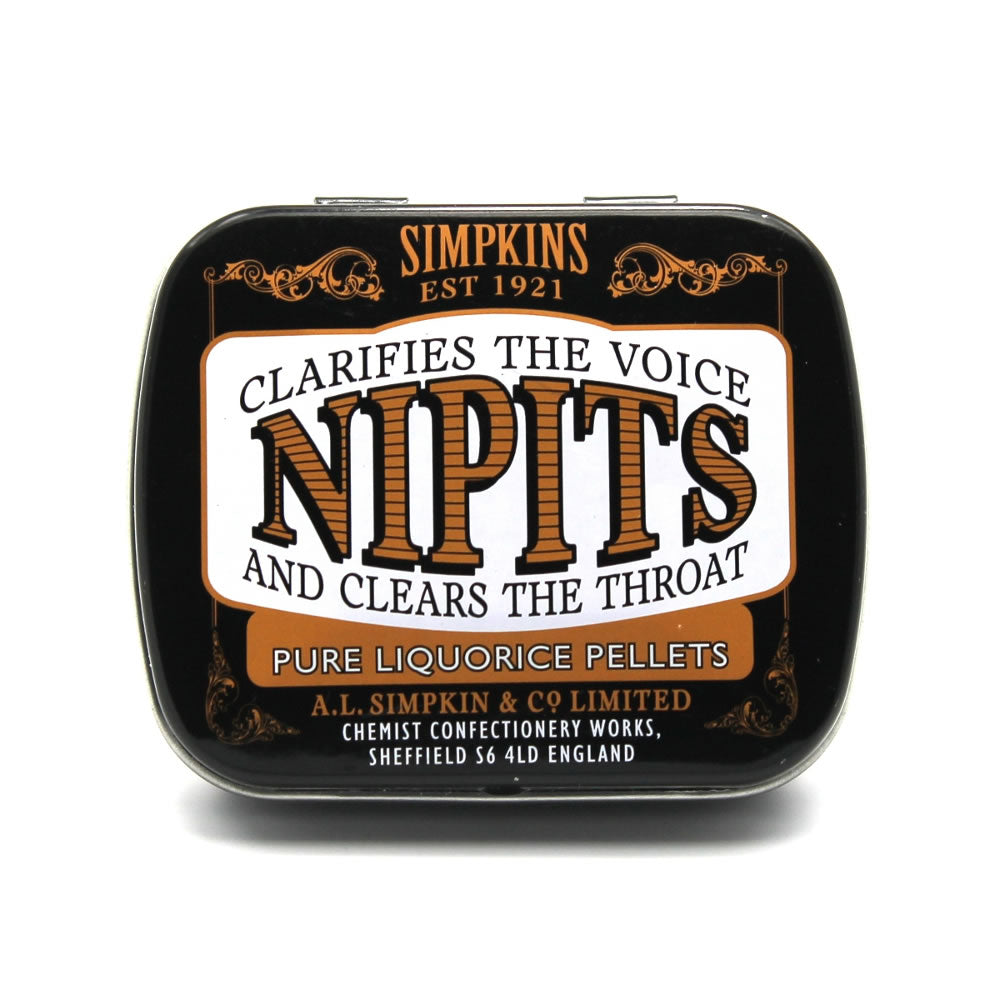 Nipits Original Liquorice Pellets 12g 18ct (UK)
