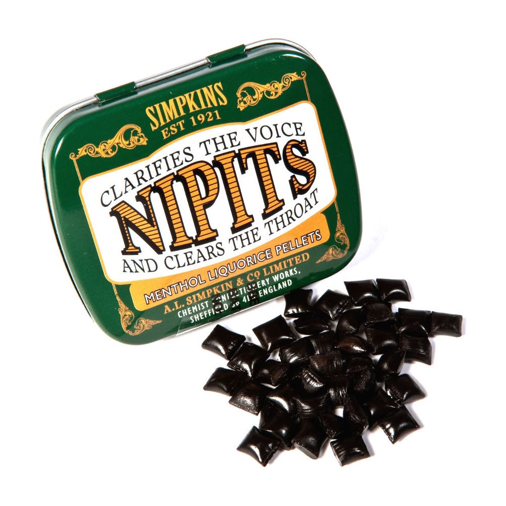 Nipits Menthol Liquorice Pellets 12g 18ct (UK)