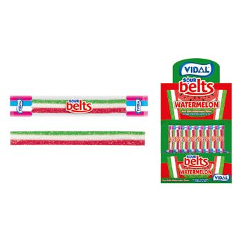 Vidal Sour Wrapped Watermelon Belts 150ct