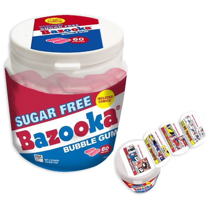 Bazooka Sugar Free To Go Cup 60pcs 3oz 6ct