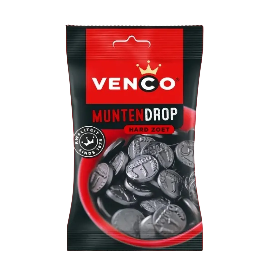 Venco Coin Licorice Bag 120g 12ct (Europe)