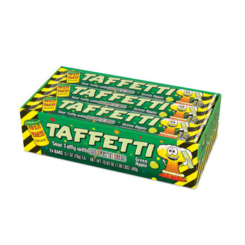 Toxic Waste Taffetti Green Apple .7oz 24ct