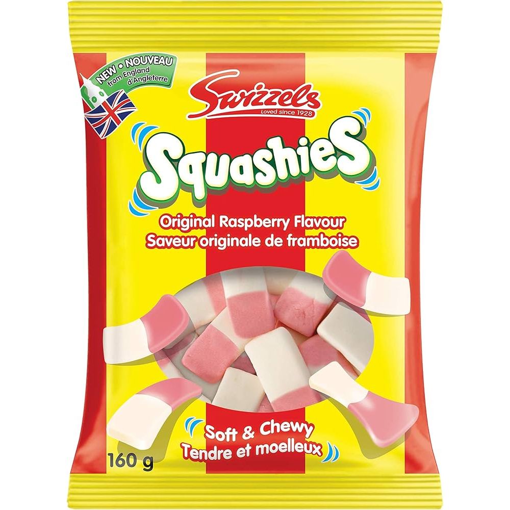 Swizzels Squashies Original Raspberry 160g 10ct