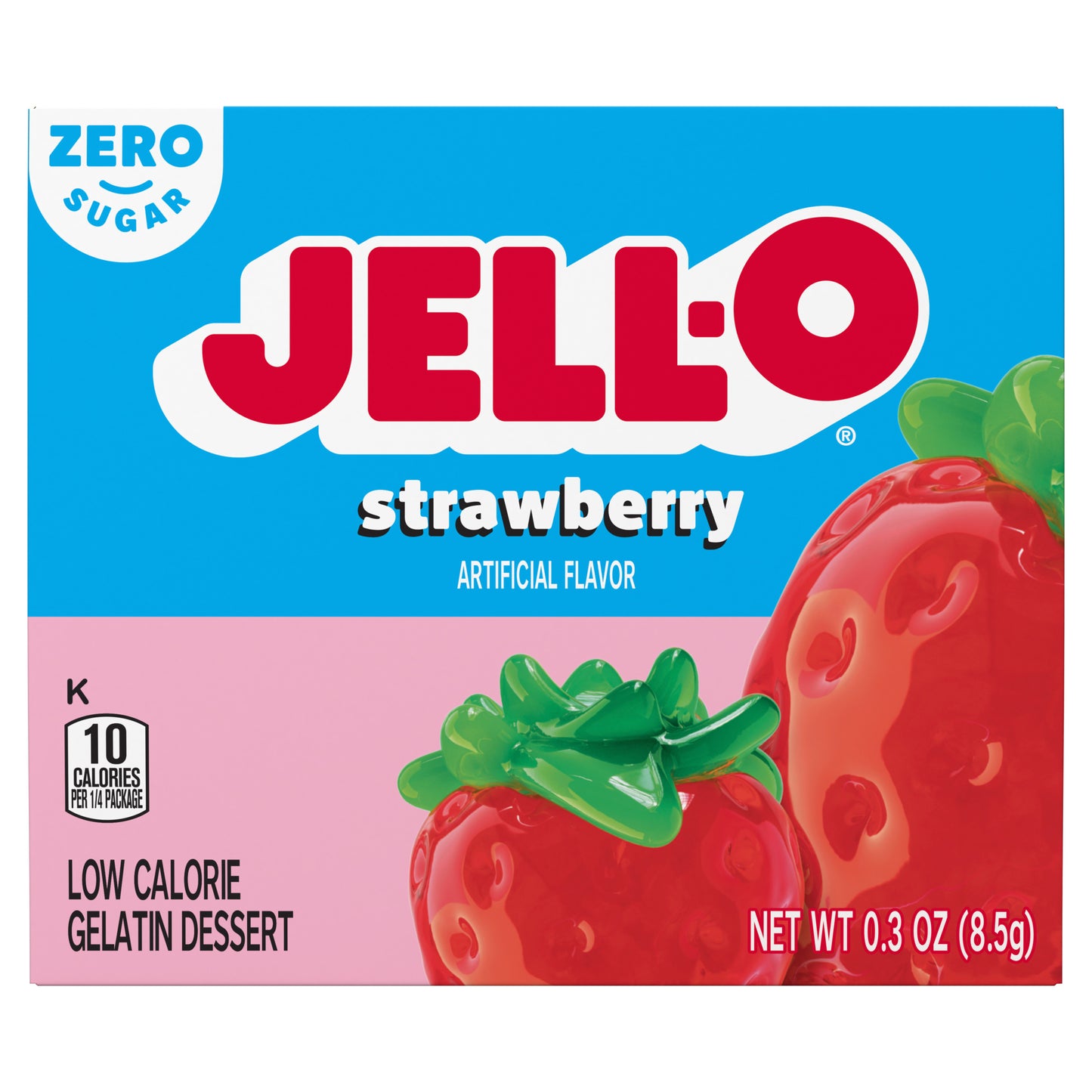 Kraft Jell-O Sugar Free Strawberry 0.3oz 24ct
