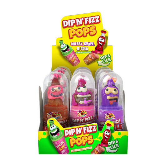 Alberts Dip N' Fizz Bottle Pops 1.41oz 12ct