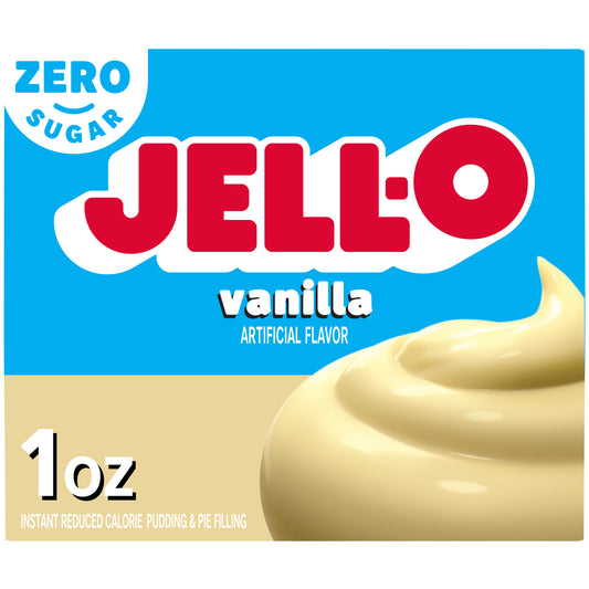 Kraft Jell-O Instant Pudding Sugar Free Vanilla 1oz 24ct