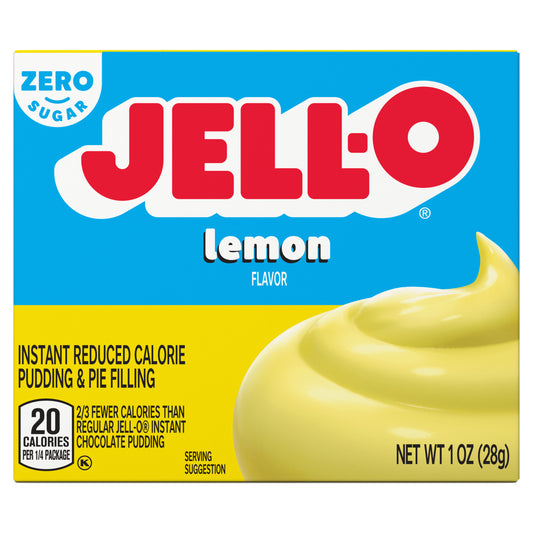 Kraft Jell-O Instant Pudding Sugar Free Lemon 1oz 24ct