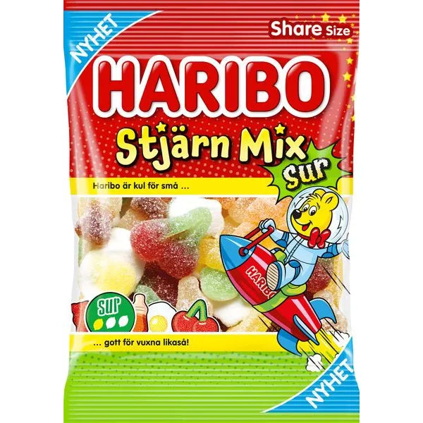 Haribo Sour Starmix 150g 14ct (Sweden)