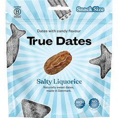 True Dates Salty Liquorice 70g 12ct (Sweden)