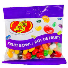 Jelly Belly Fruit Bowl Peg Bag 100g 12ct (CAN)