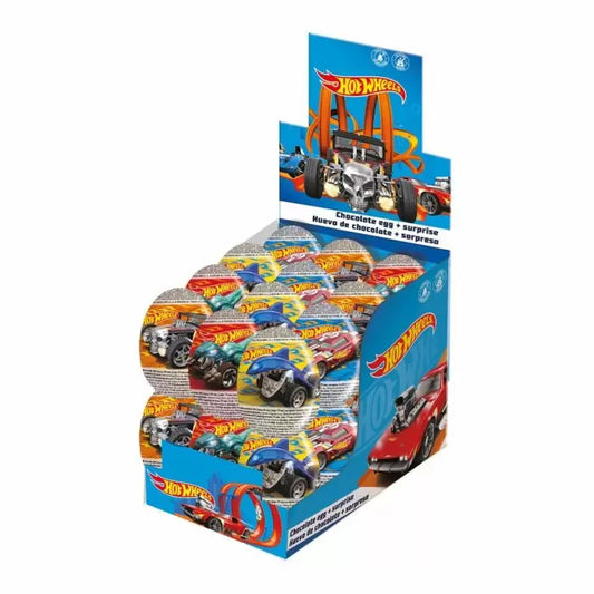 Hot Wheels Surprise Chocolate Eggs 20g 24ct (UK)