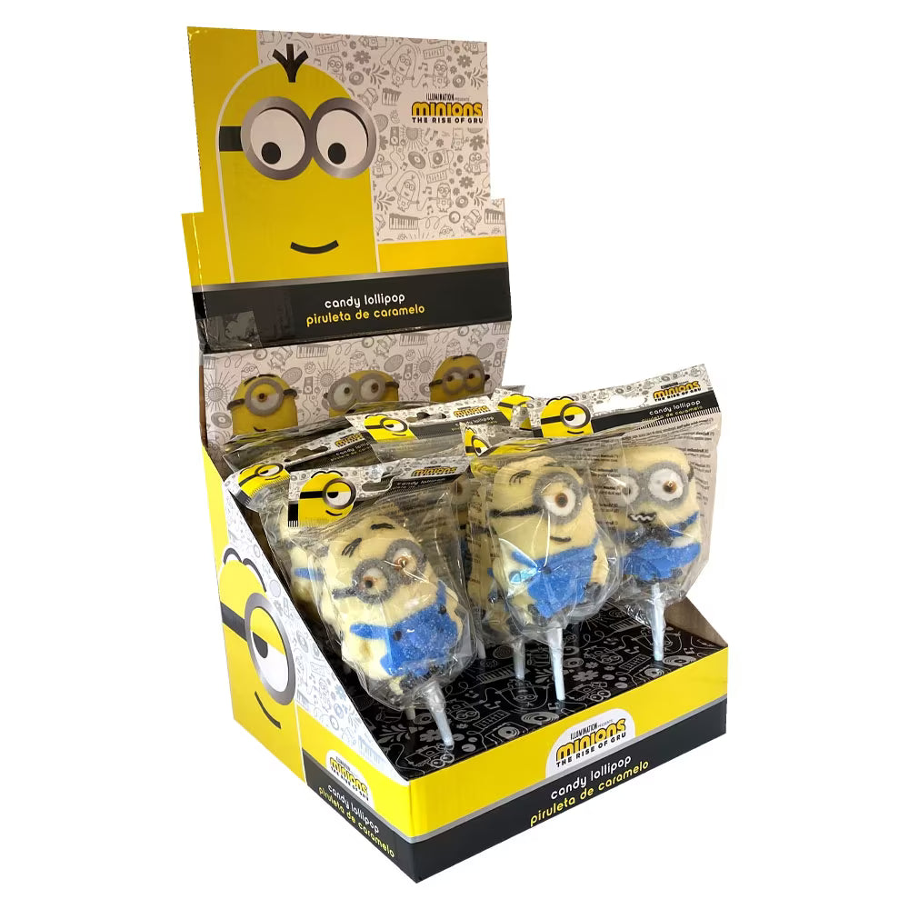 Minions Mallow Lollipops 30g 18ct (UK)
