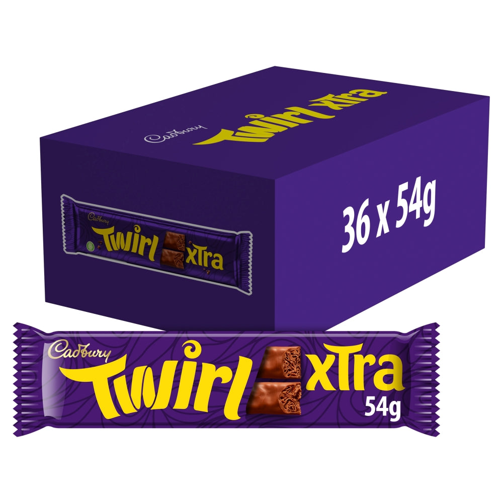 Cadbury Twirl Xtra 54g 36ct (UK)