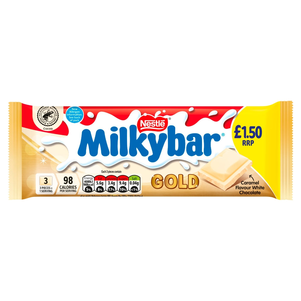 Nestle Milkybar Gold Block 90g 20ct (UK)