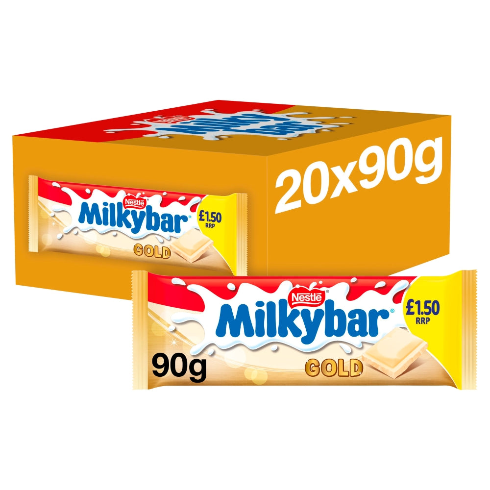 Nestle Milkybar Gold Block 90g 20ct (UK)