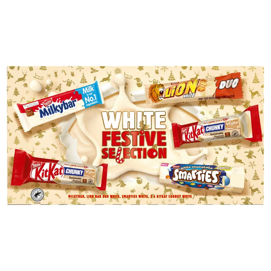 Nestle White Selection Chocolate Selection Box 190g 8ct (UK)