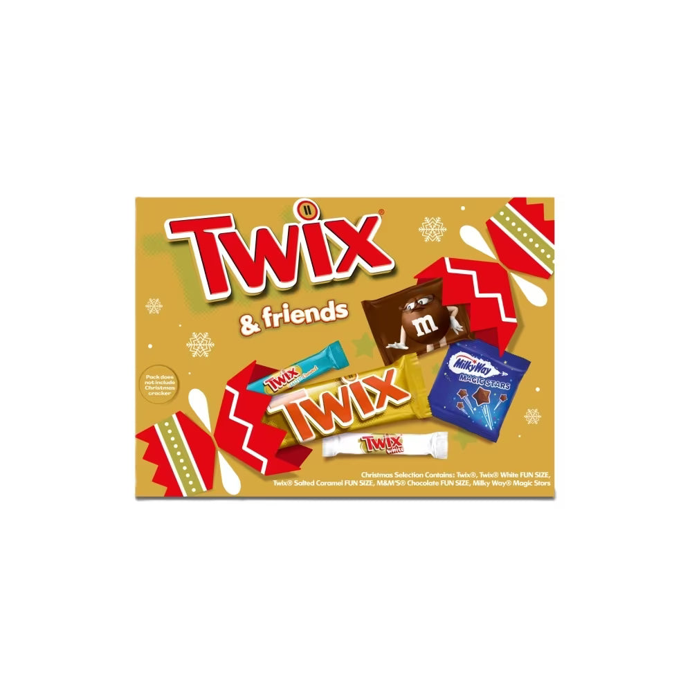 Twix and Friends Chocolate Medium Christmas Selection Box 140g 9ct (UK)