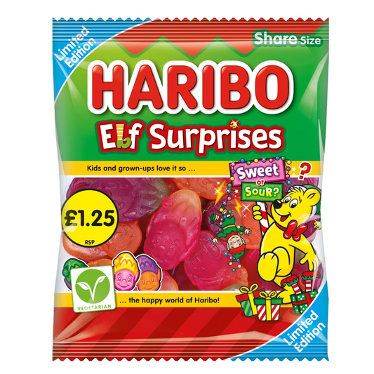 Haribo Elf Surprise Bag 140g 12ct (UK)