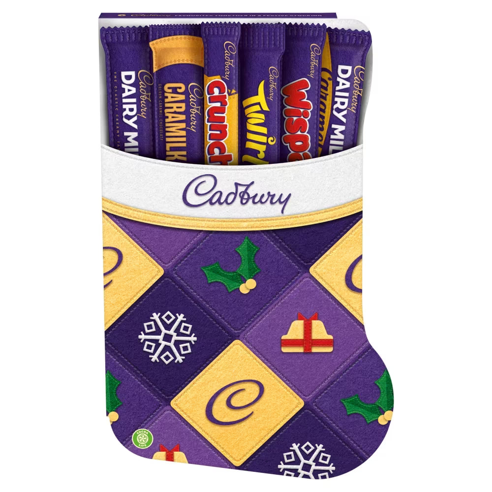 Cadbury Chocolate Christmas Stocking Selection Box 170g 10ct (UK)