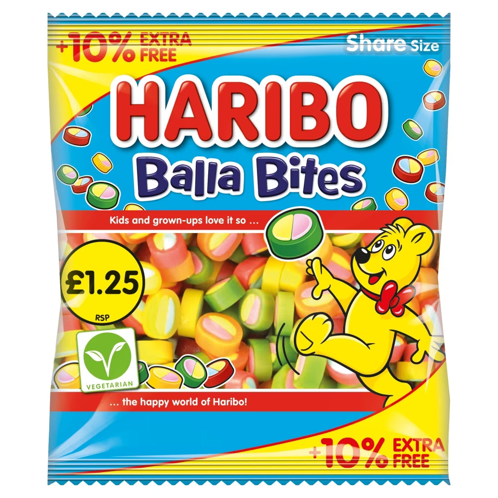 Haribo Balla Bites 154g 12ct (UK)