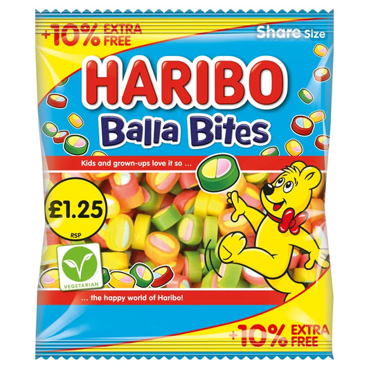 Haribo Balla Bites 154g 12ct (UK)