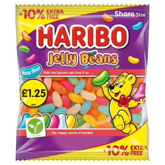 Haribo Jelly Beans 154g 12ct (UK)