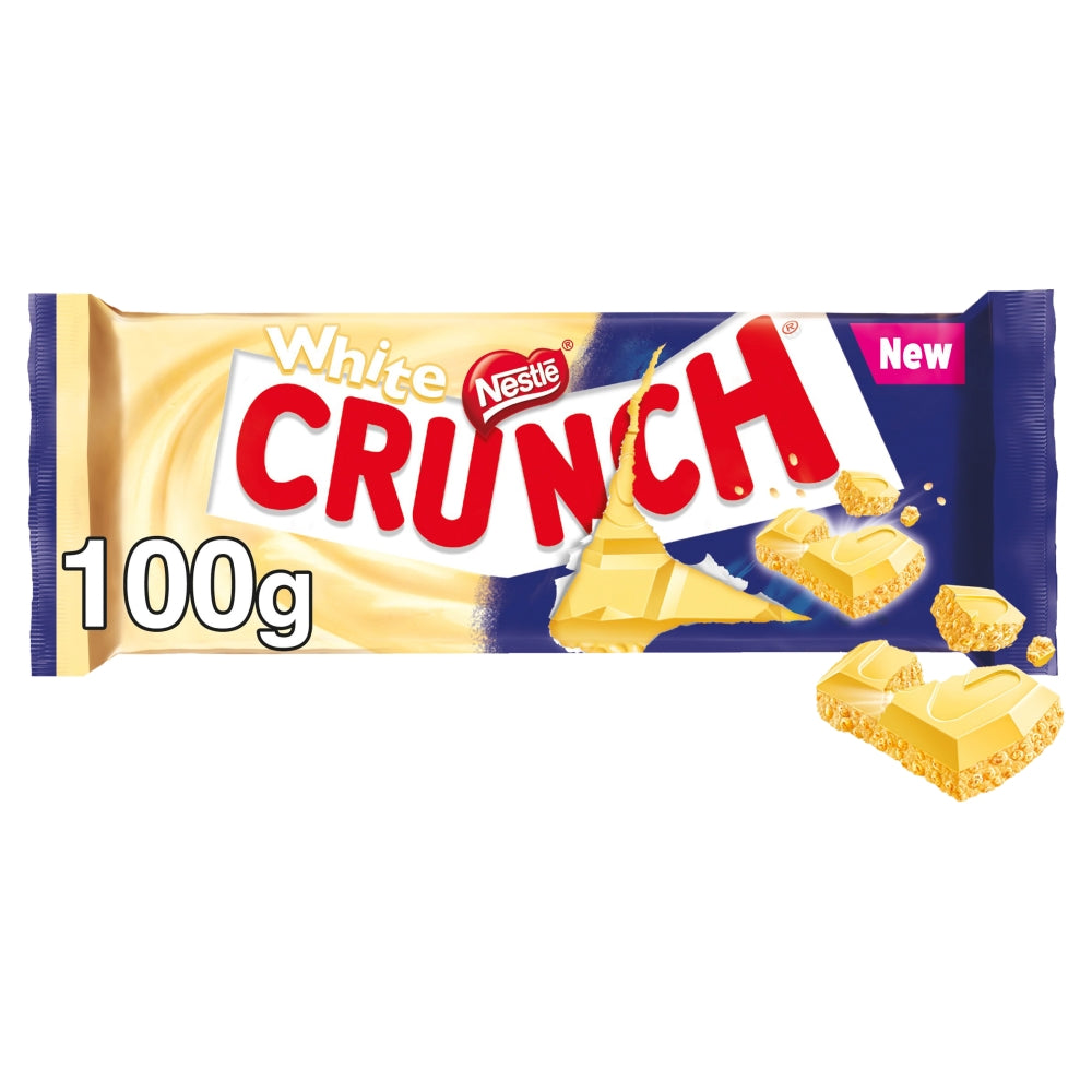 Crunch White Chocolate Sharing Bar 100g 20ct (UK)