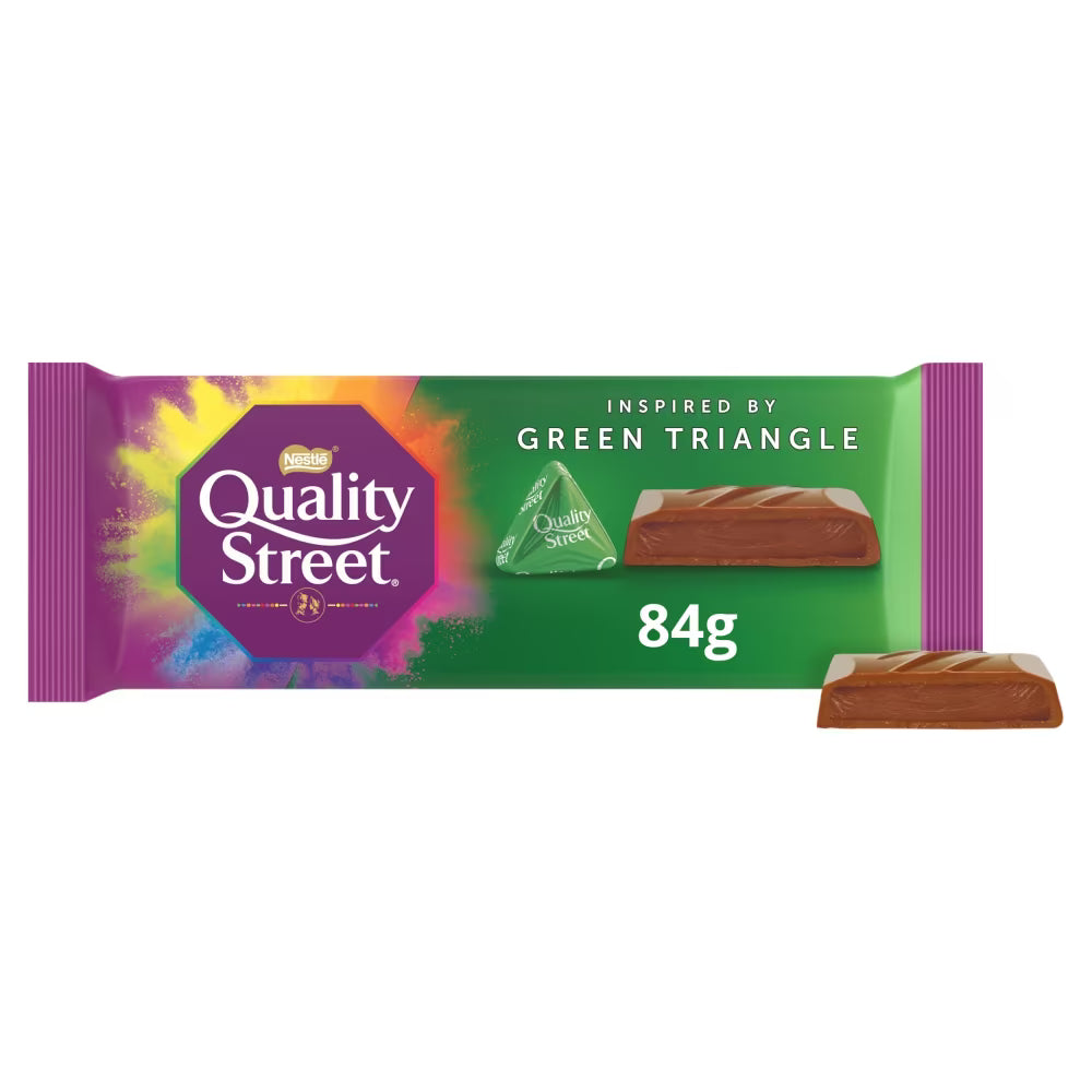 Quality Street Green Triangle Chocolate Sharing Bar 84g 18ct (UK)