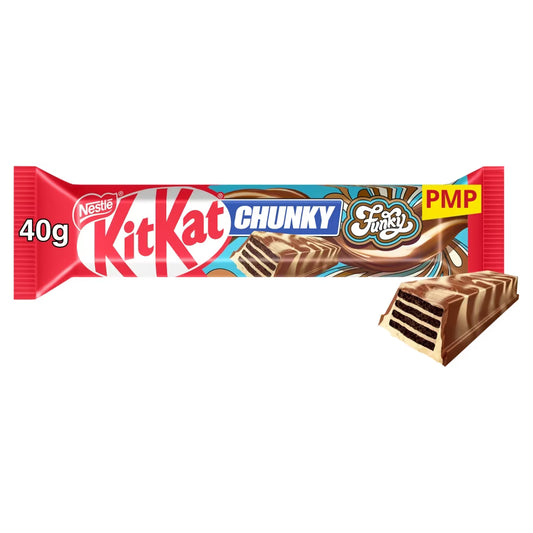 KitKat Chunky Funky Chocolate Bar 40g 24ct (UK)
