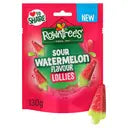 Rowntree's Lollies Sour Watermelon Sweets Bag 9ct (UK)