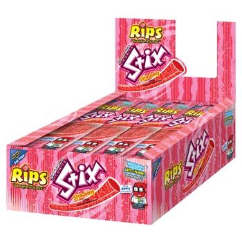 Rips Stix Strawberry 1.76oz 24ct