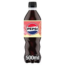 Pepsi Strawberry & Cream Bottle 500ml 12ct (UK) (Shipping Extra, Click for Details)