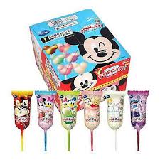 Glico Pop Can Disney Soda Lollipops 10.5g 30ct (Japan)
