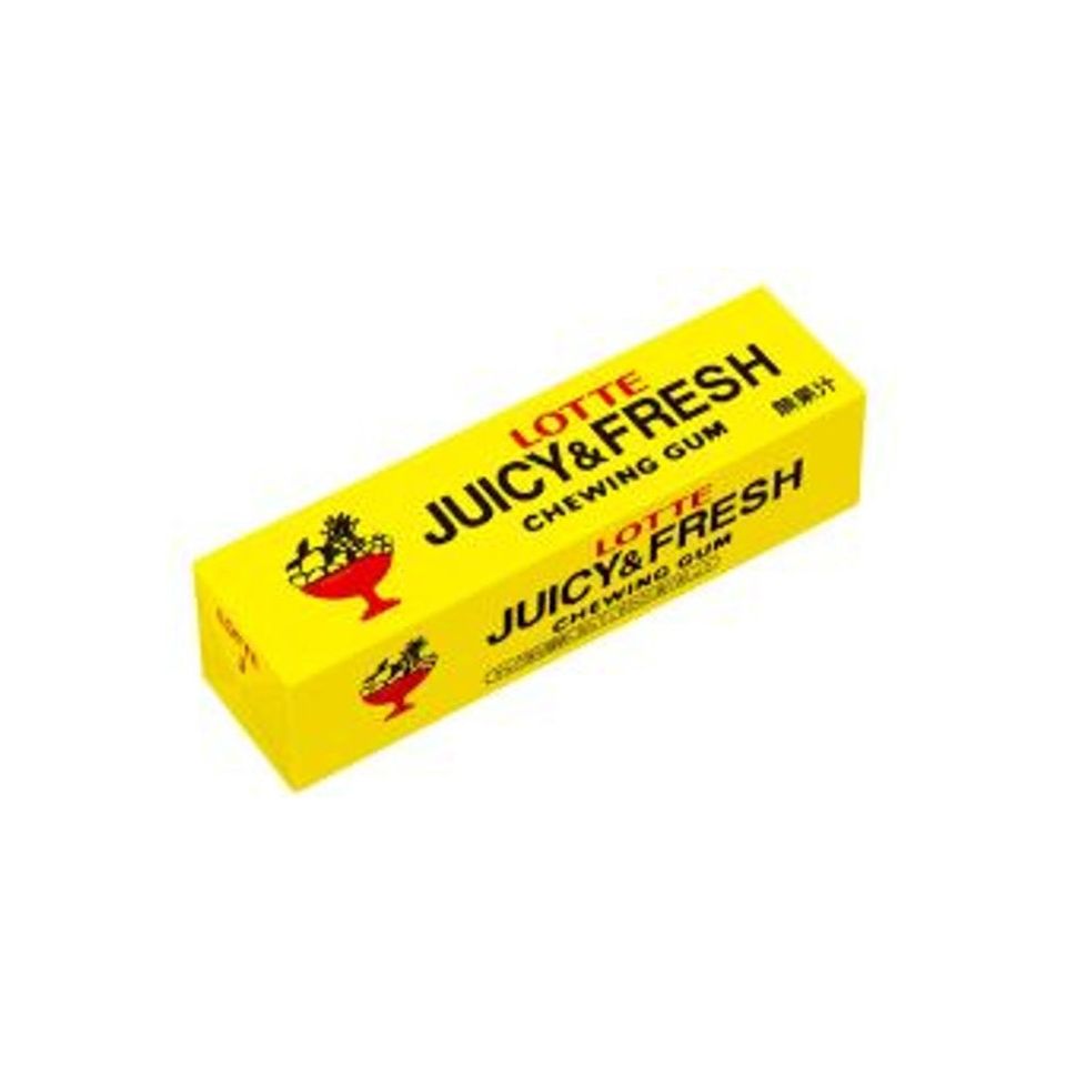 Lotte Juicy & Fresh Gum 9pcs 26g 15ct (Japan)