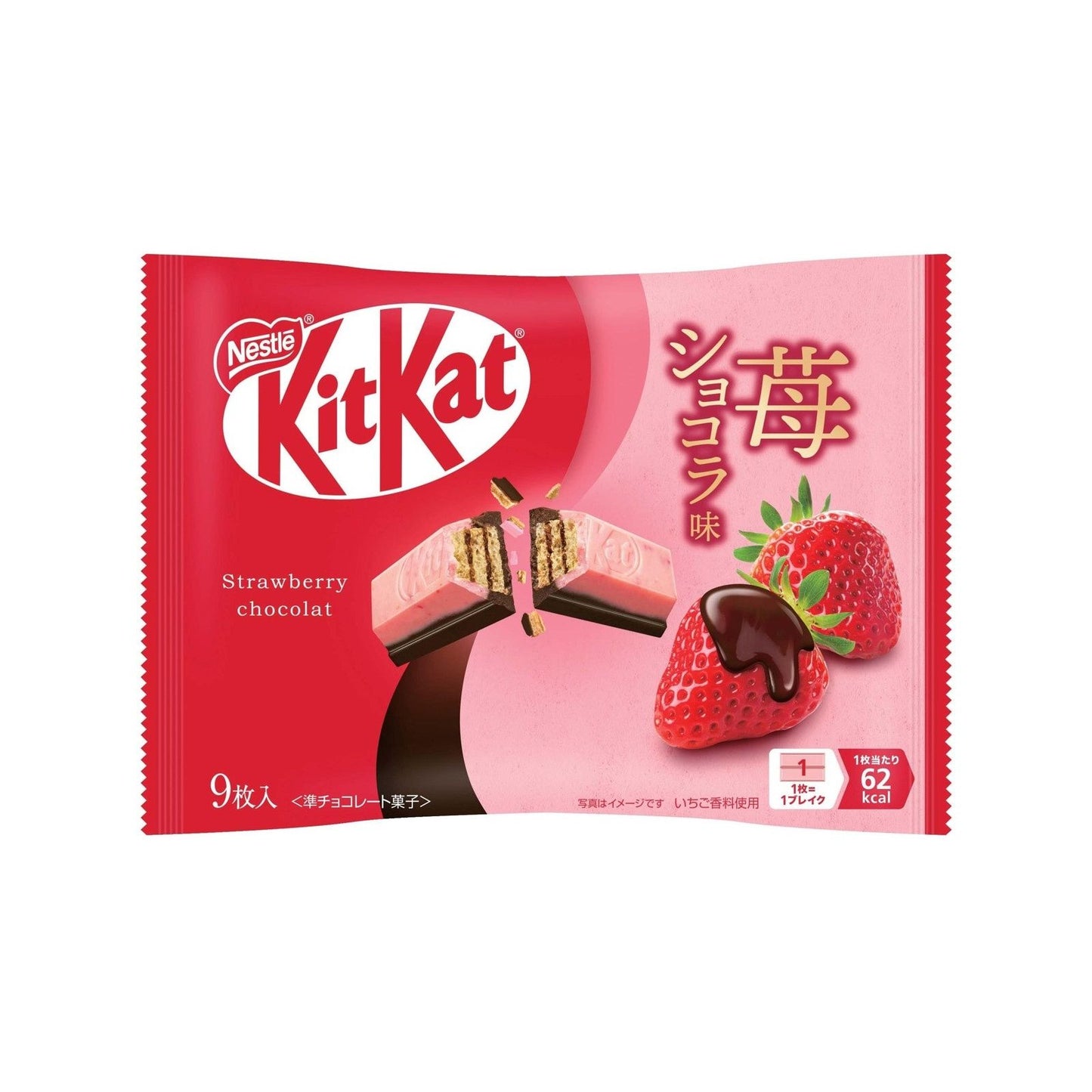 Nestle KitKat Wafer Chocolate Strawberry 9pcs 101.7g 12ct (Japan)