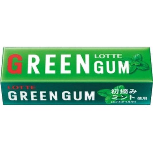 Lotte Green Gum 9 Pcs 26g 15ct(Japan)