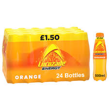 Lucozade Drink Orange 500ml 24ct (UK) (Shipping Extra, Click for Details)