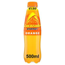 Lucozade Drink Orange 500ml 24ct (UK) (Shipping Extra, Click for Details)