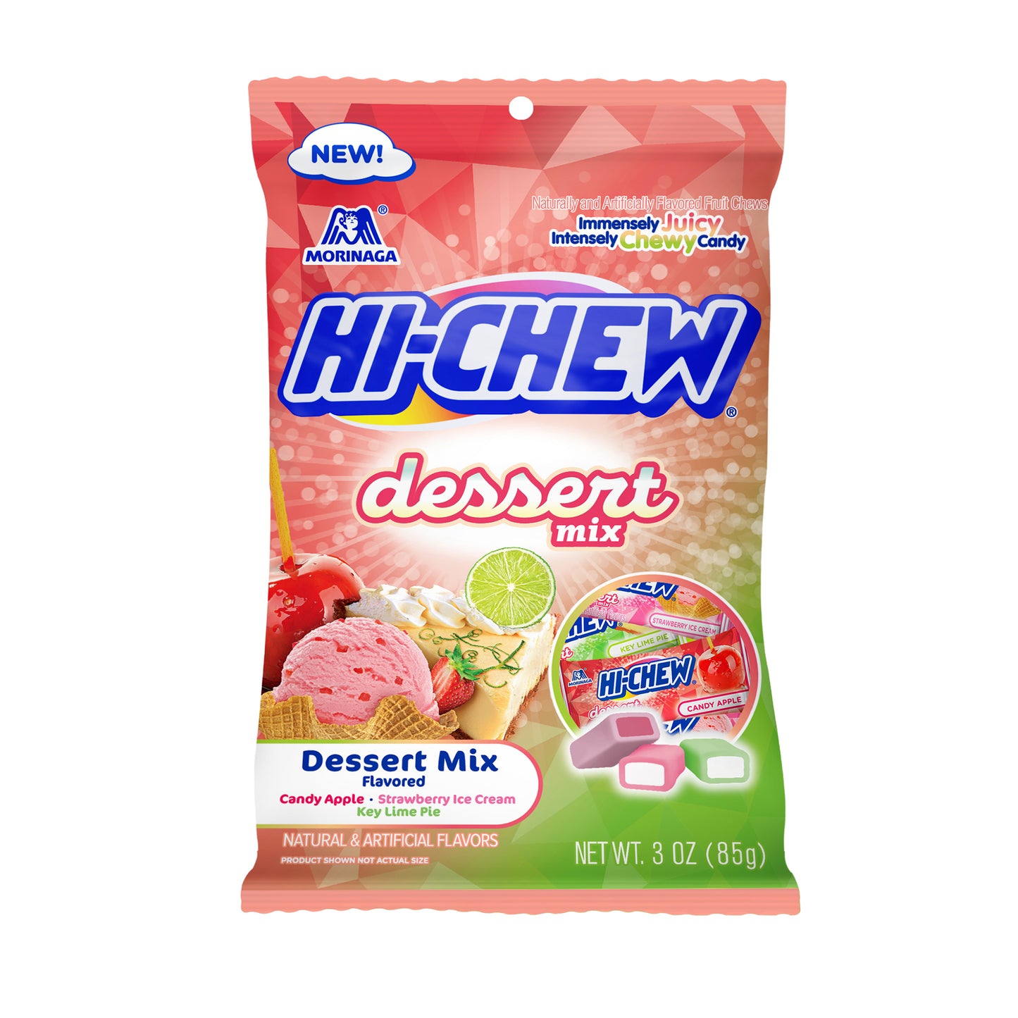 Hi Chew Bag Dessert Mix 3oz 6ct