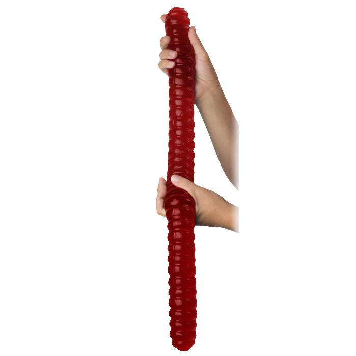 World's Largest Gummy Worm Cherry Art Bag 26 Inches 2lb 1ct