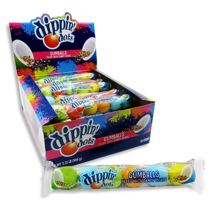 Koko's Dippin Dots Filled Gumballs 1.41oz 24ct