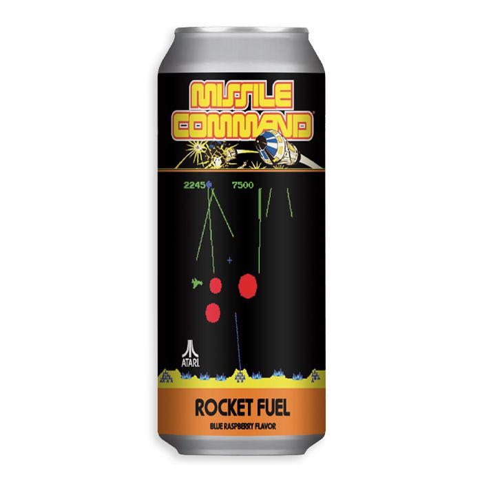 Rocket Fizz Cans Missile Command Rocket Fuel Blue Raspberry 16oz 24ct (Shipping Extra, Click for Details)