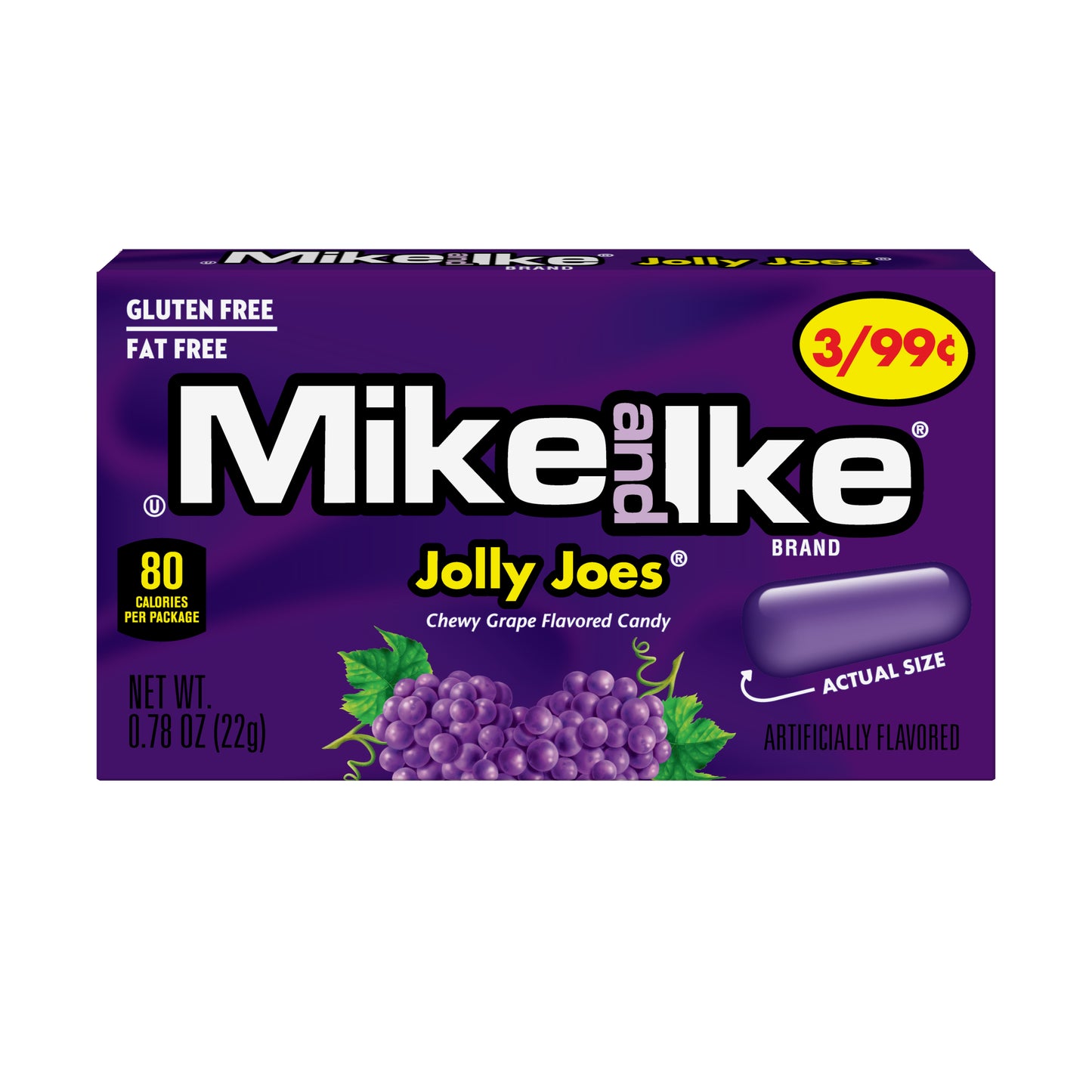 Mike & Ike Jolly Joes .78oz 24ct