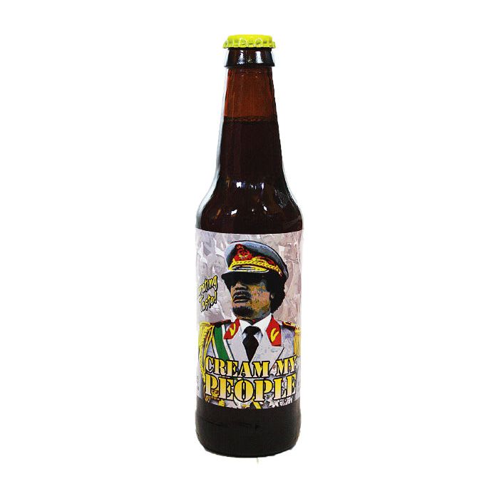 Cream My People Soda Glass Bottle 12oz 24ct (Pallet Shipping Only) (Shipping Extra, Click for Details)